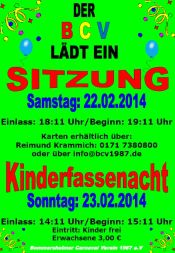 BCV Sitzungen BCV Sitzungen